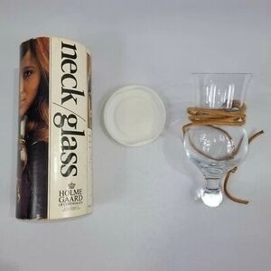 Holme Gaard Vintage Neck Glass Copenhagen Complete Canister Strap Handblown